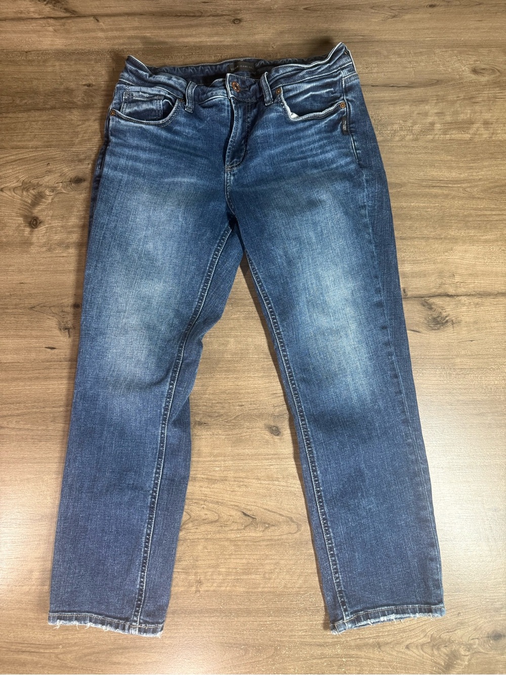 Silver Jeans Company Western Glove Works Women’s Suki Capri Denim Jeans 31/23.5”